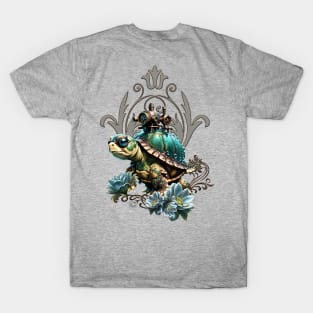 Unique steampunk turtle. T-Shirt